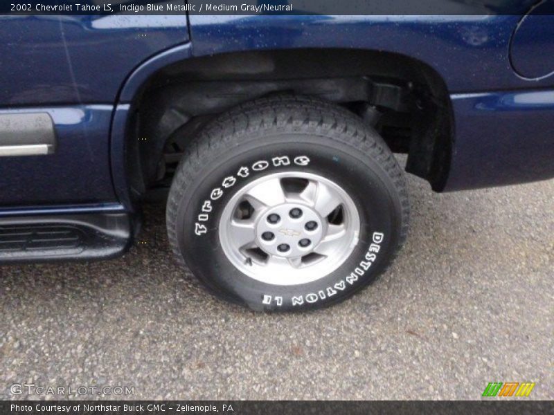Indigo Blue Metallic / Medium Gray/Neutral 2002 Chevrolet Tahoe LS