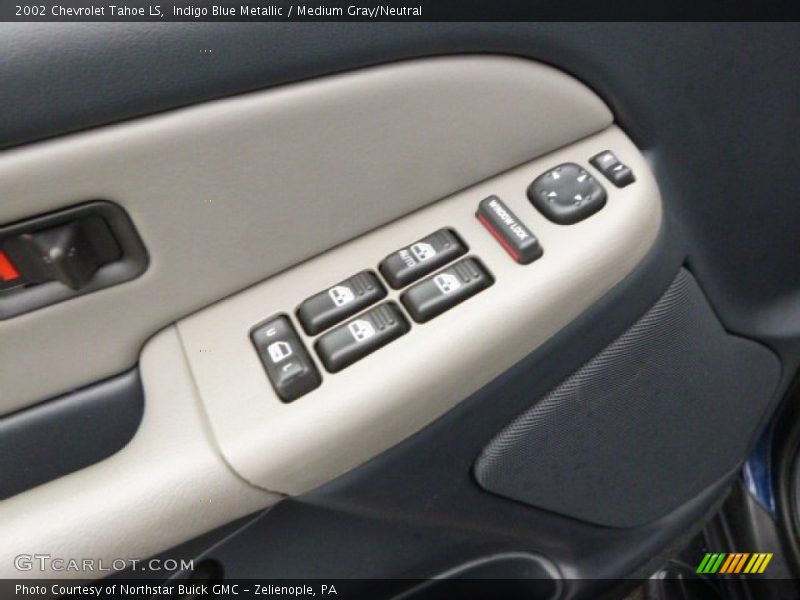 Indigo Blue Metallic / Medium Gray/Neutral 2002 Chevrolet Tahoe LS