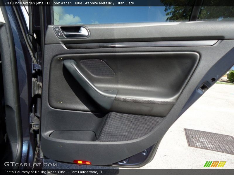 Blue Graphite Metallic / Titan Black 2010 Volkswagen Jetta TDI SportWagen