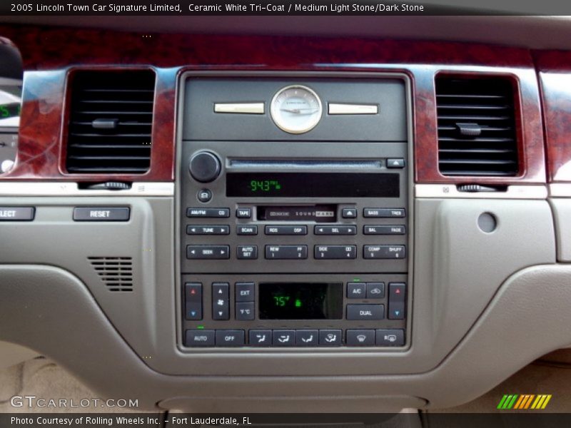 Controls of 2005 Town Car Signature Limited