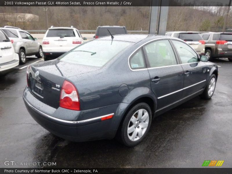 Fresco Green Metallic / Grey 2003 Volkswagen Passat GLX 4Motion Sedan