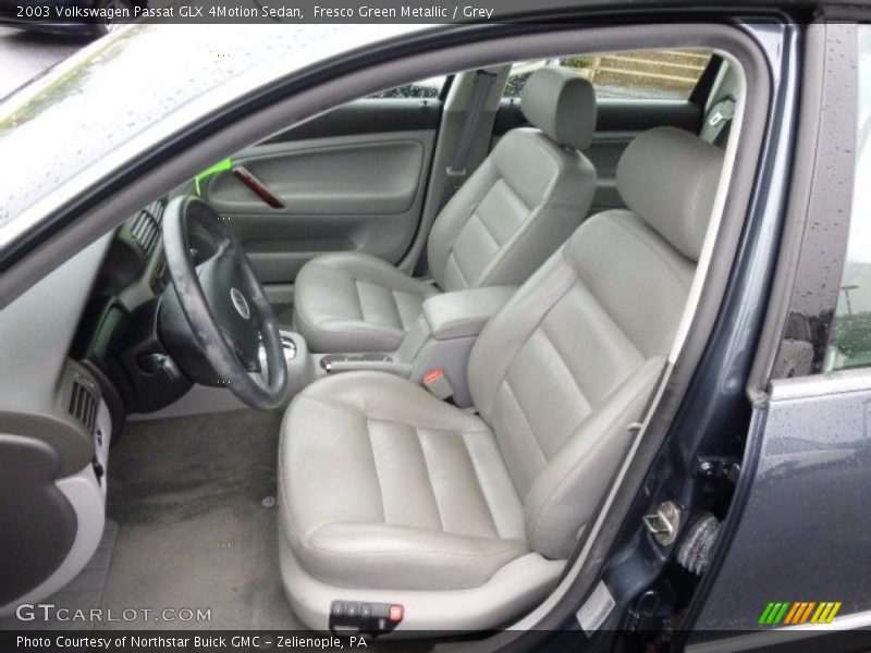 Fresco Green Metallic / Grey 2003 Volkswagen Passat GLX 4Motion Sedan