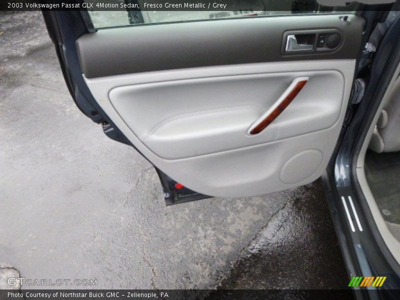 Fresco Green Metallic / Grey 2003 Volkswagen Passat GLX 4Motion Sedan