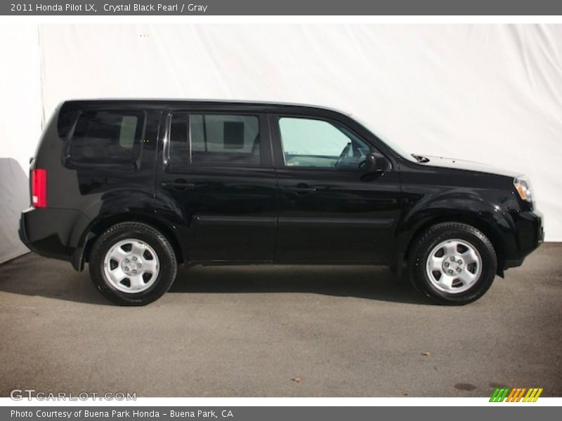 Crystal Black Pearl / Gray 2011 Honda Pilot LX