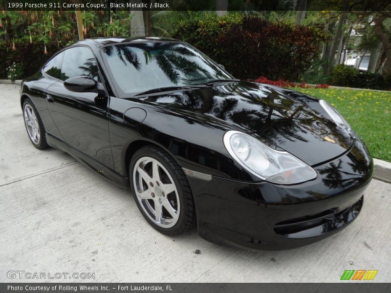 Black Metallic / Black 1999 Porsche 911 Carrera Coupe