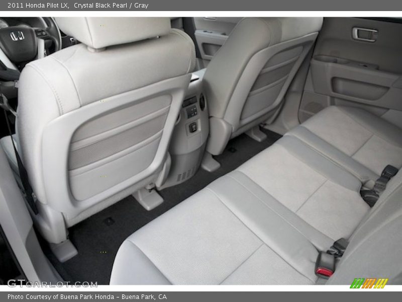 Crystal Black Pearl / Gray 2011 Honda Pilot LX