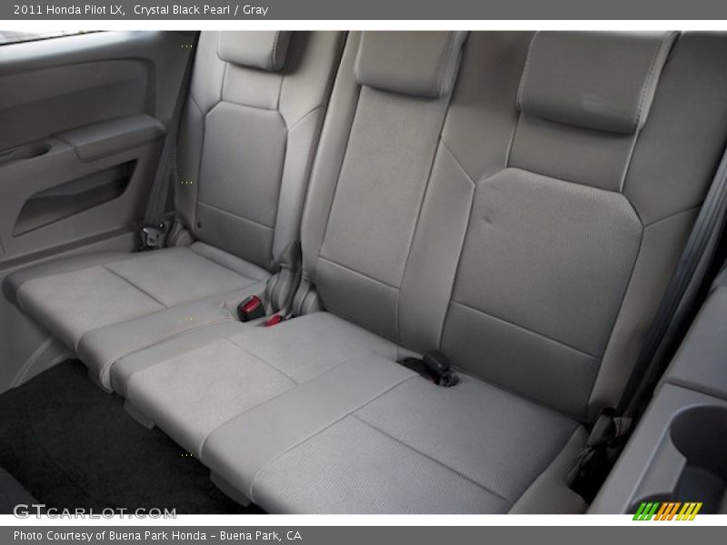 Crystal Black Pearl / Gray 2011 Honda Pilot LX