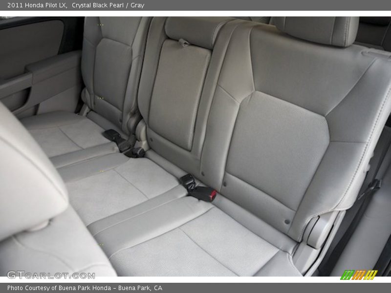 Crystal Black Pearl / Gray 2011 Honda Pilot LX