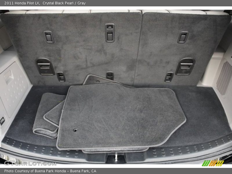 Crystal Black Pearl / Gray 2011 Honda Pilot LX