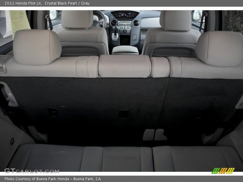 Crystal Black Pearl / Gray 2011 Honda Pilot LX