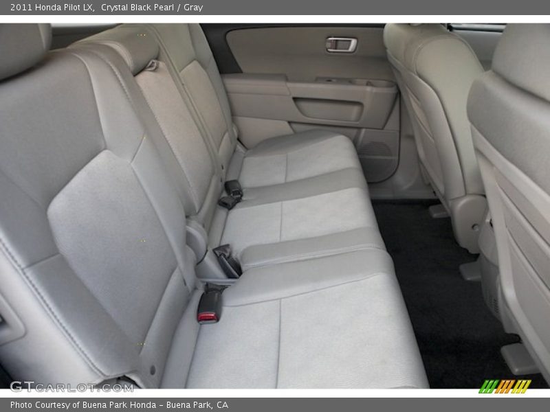 Crystal Black Pearl / Gray 2011 Honda Pilot LX