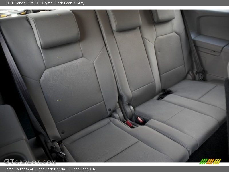 Crystal Black Pearl / Gray 2011 Honda Pilot LX