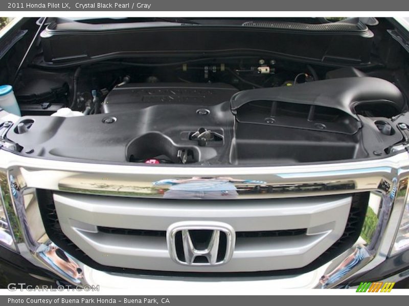 Crystal Black Pearl / Gray 2011 Honda Pilot LX