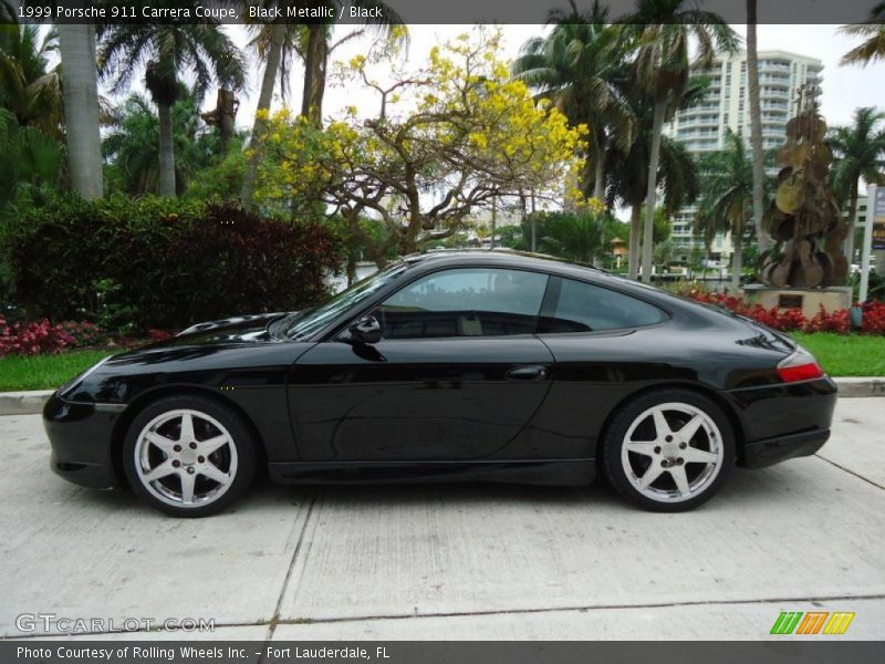 Black Metallic / Black 1999 Porsche 911 Carrera Coupe