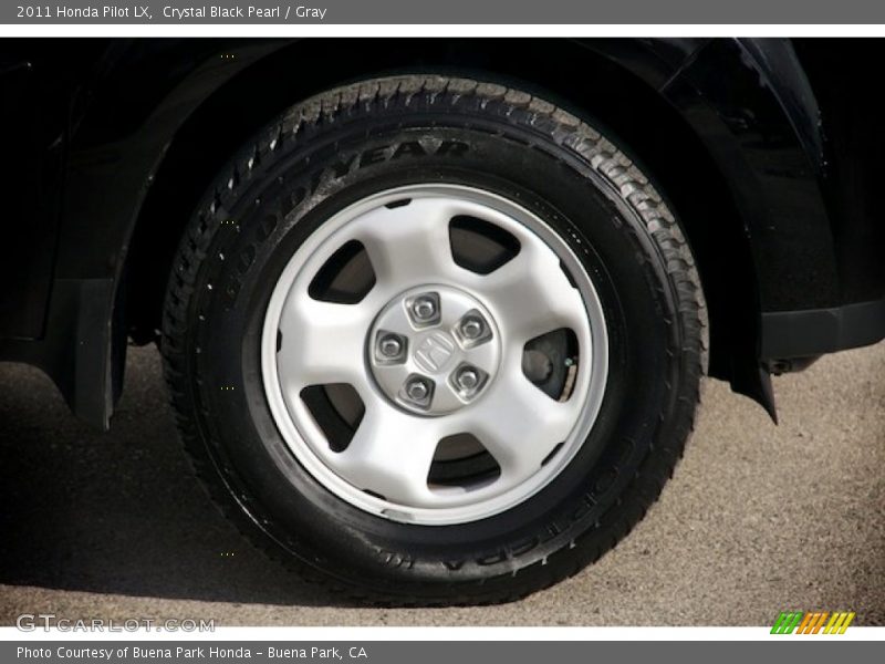 Crystal Black Pearl / Gray 2011 Honda Pilot LX