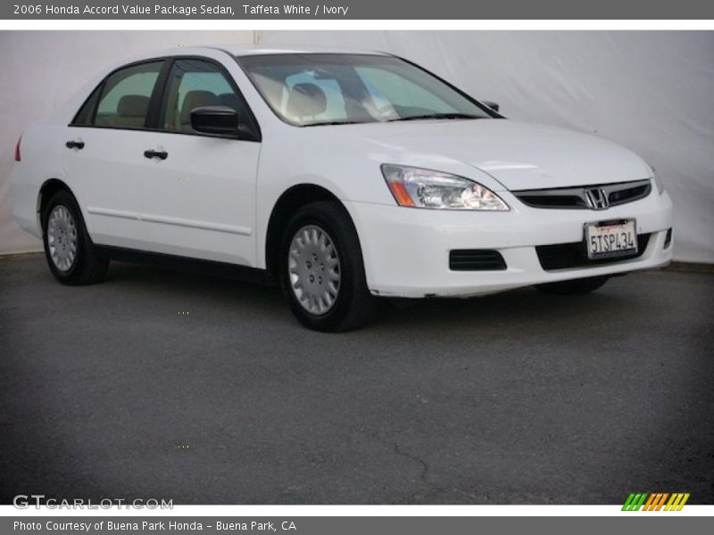 Taffeta White / Ivory 2006 Honda Accord Value Package Sedan