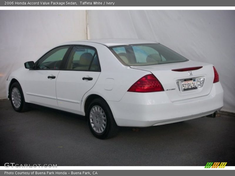 Taffeta White / Ivory 2006 Honda Accord Value Package Sedan