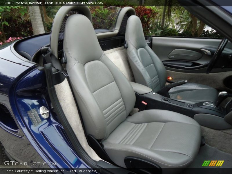 Lapis Blue Metallic / Graphite Grey 2002 Porsche Boxster