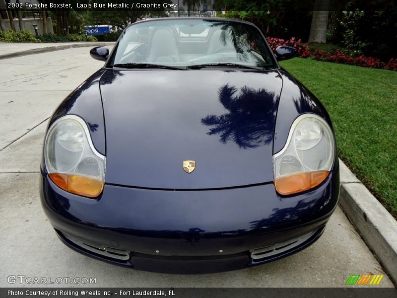 Lapis Blue Metallic / Graphite Grey 2002 Porsche Boxster