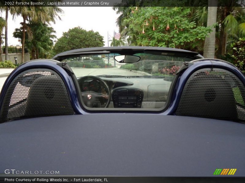 Lapis Blue Metallic / Graphite Grey 2002 Porsche Boxster