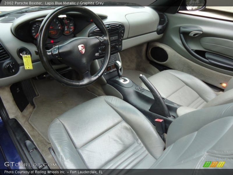 Lapis Blue Metallic / Graphite Grey 2002 Porsche Boxster