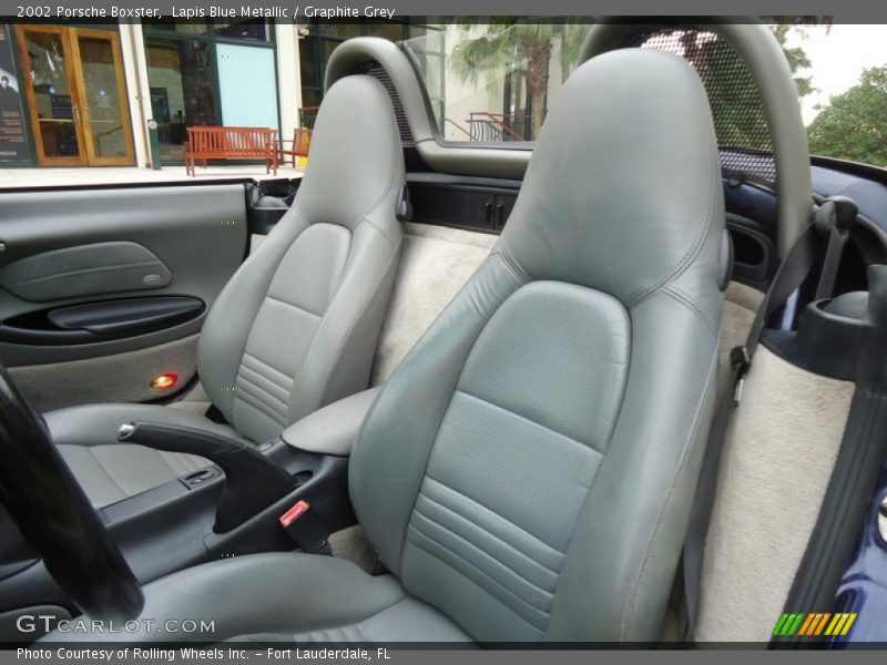Lapis Blue Metallic / Graphite Grey 2002 Porsche Boxster