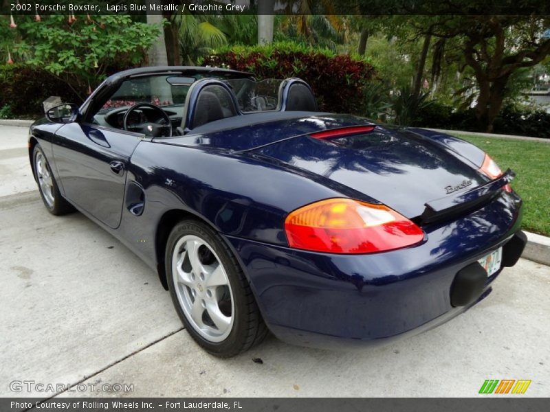 Lapis Blue Metallic / Graphite Grey 2002 Porsche Boxster