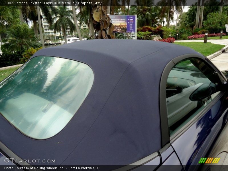 Lapis Blue Metallic / Graphite Grey 2002 Porsche Boxster