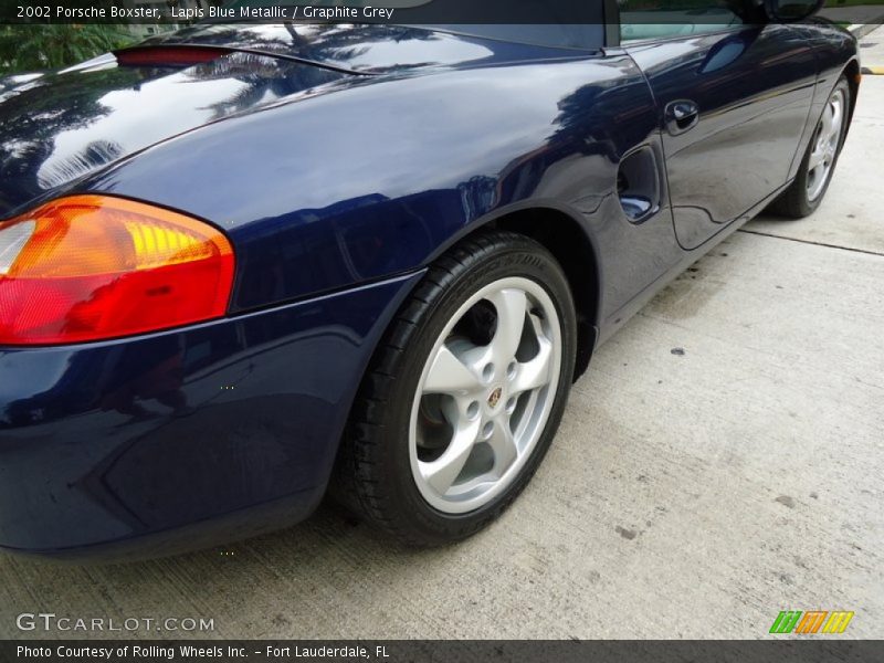 Lapis Blue Metallic / Graphite Grey 2002 Porsche Boxster