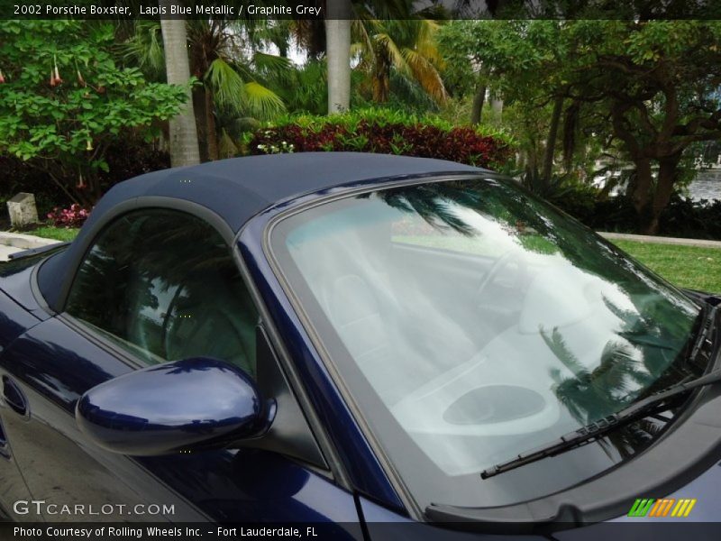 Lapis Blue Metallic / Graphite Grey 2002 Porsche Boxster