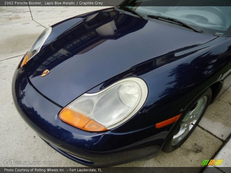Lapis Blue Metallic / Graphite Grey 2002 Porsche Boxster