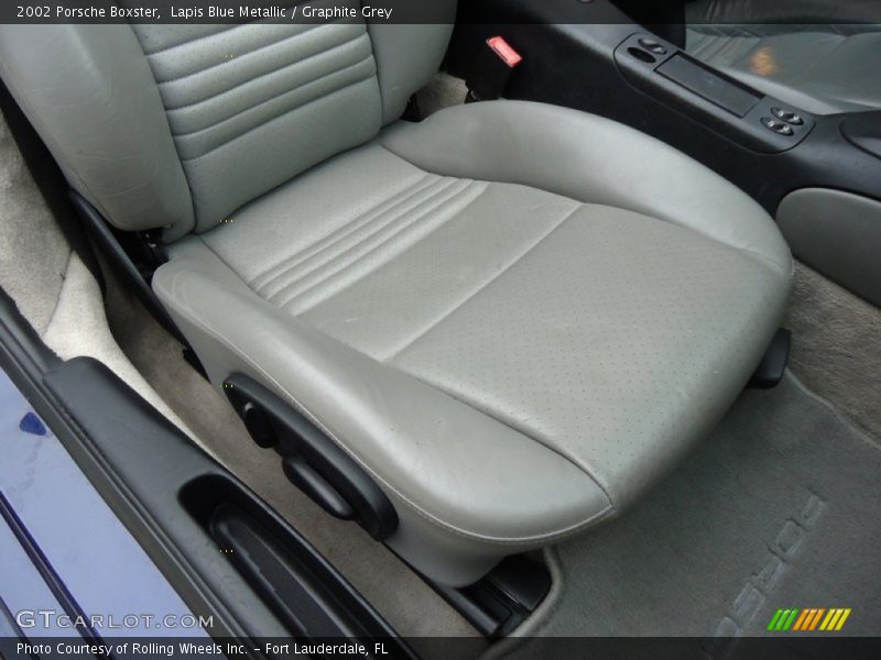Lapis Blue Metallic / Graphite Grey 2002 Porsche Boxster