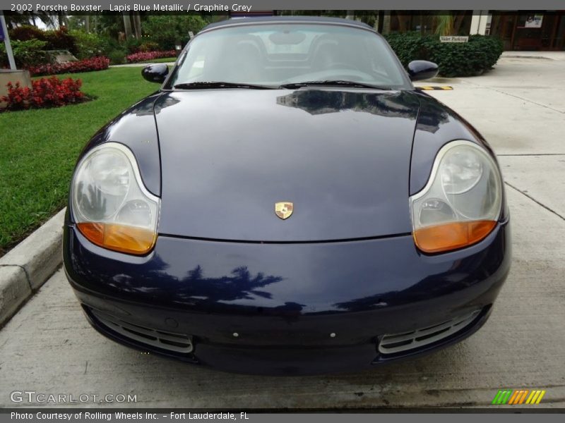 Lapis Blue Metallic / Graphite Grey 2002 Porsche Boxster