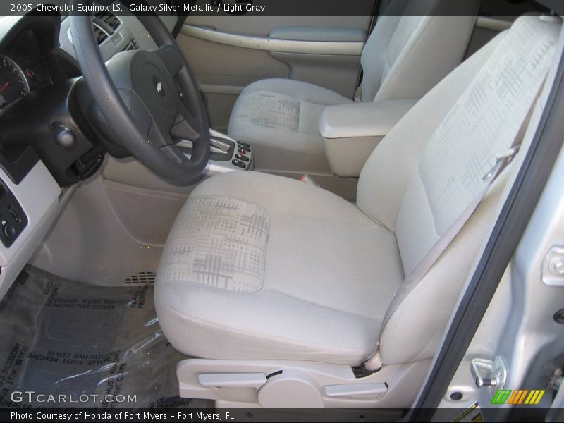 Galaxy Silver Metallic / Light Gray 2005 Chevrolet Equinox LS