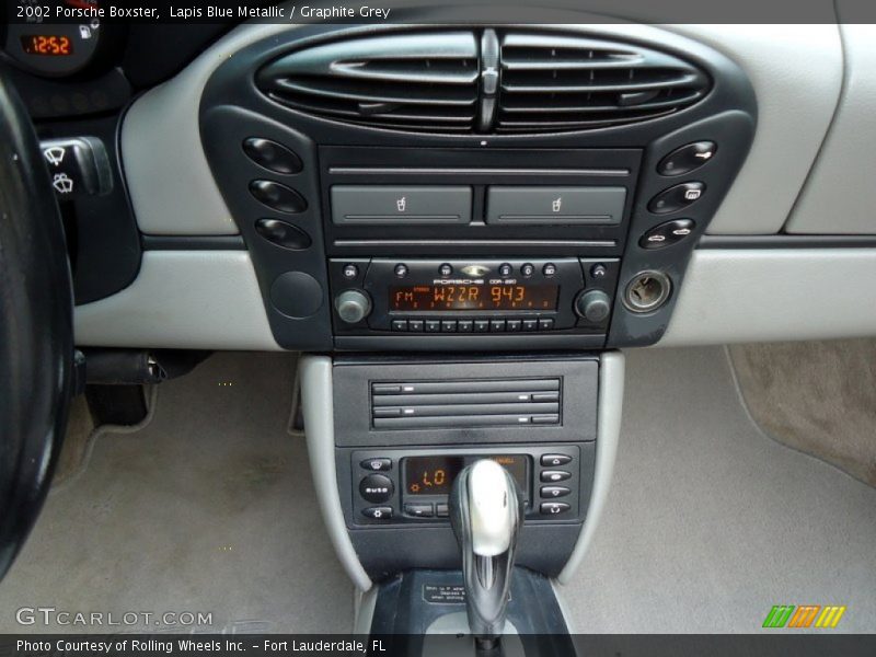 Lapis Blue Metallic / Graphite Grey 2002 Porsche Boxster