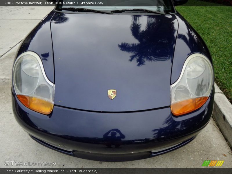 Lapis Blue Metallic / Graphite Grey 2002 Porsche Boxster