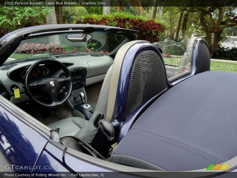 Lapis Blue Metallic / Graphite Grey 2002 Porsche Boxster