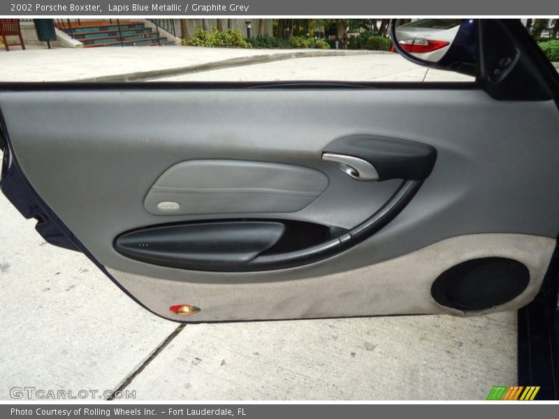 Lapis Blue Metallic / Graphite Grey 2002 Porsche Boxster