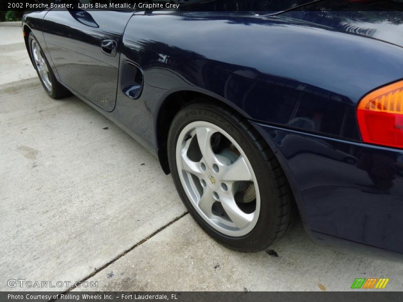 Lapis Blue Metallic / Graphite Grey 2002 Porsche Boxster