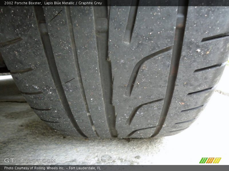 Lapis Blue Metallic / Graphite Grey 2002 Porsche Boxster