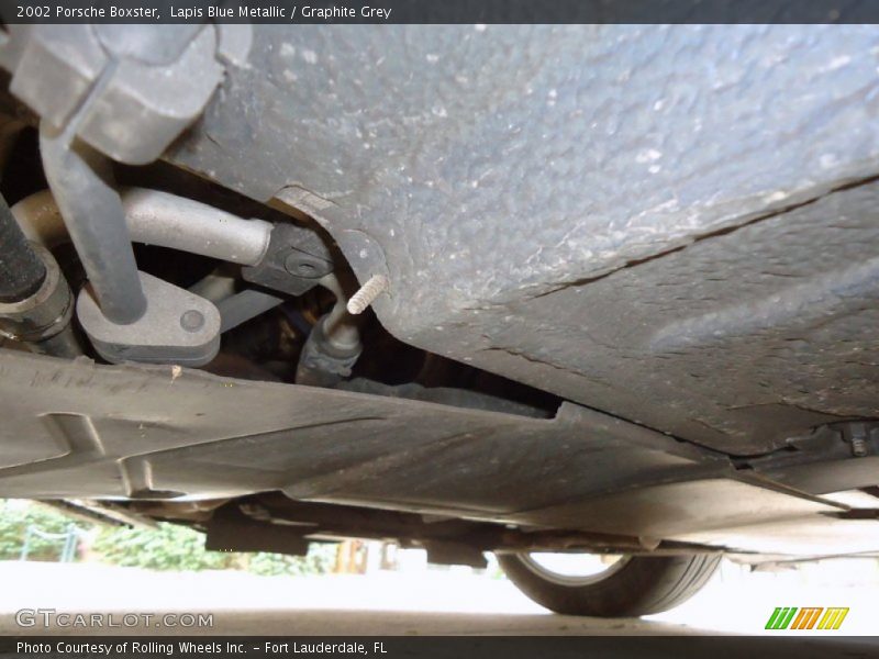 Lapis Blue Metallic / Graphite Grey 2002 Porsche Boxster