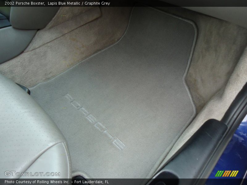 Lapis Blue Metallic / Graphite Grey 2002 Porsche Boxster