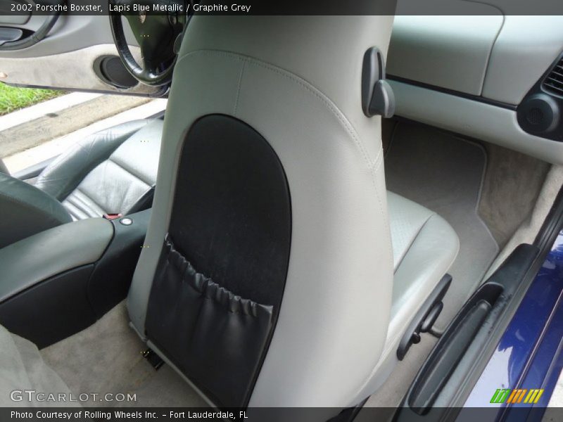 Lapis Blue Metallic / Graphite Grey 2002 Porsche Boxster