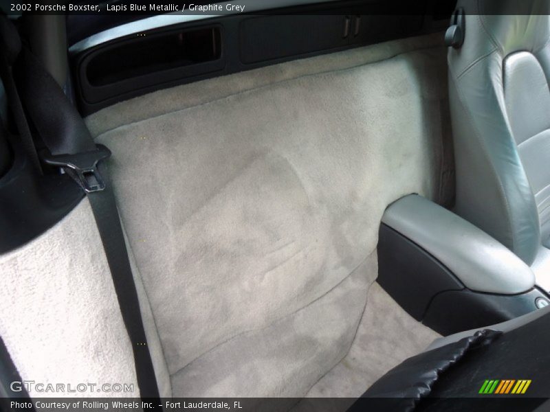 Lapis Blue Metallic / Graphite Grey 2002 Porsche Boxster