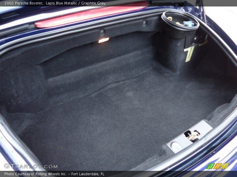 Lapis Blue Metallic / Graphite Grey 2002 Porsche Boxster