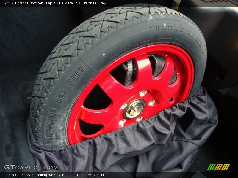 Lapis Blue Metallic / Graphite Grey 2002 Porsche Boxster