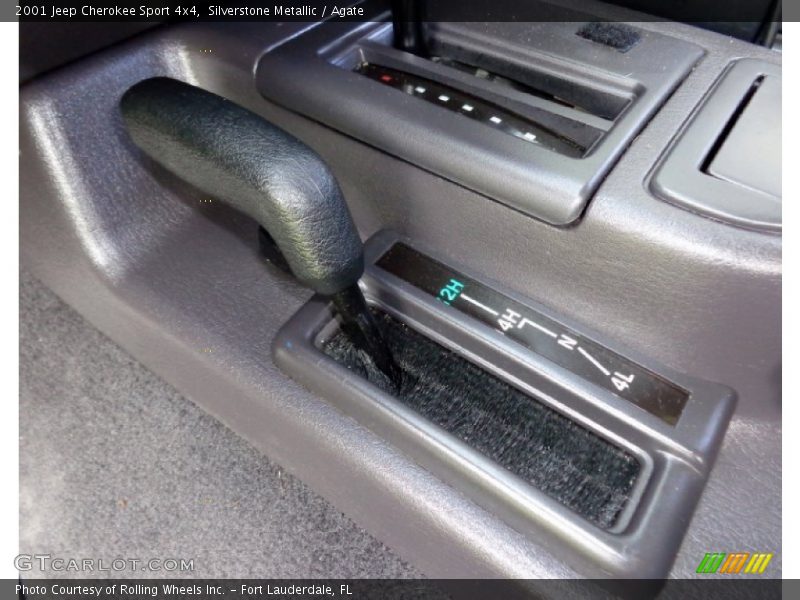 Silverstone Metallic / Agate 2001 Jeep Cherokee Sport 4x4
