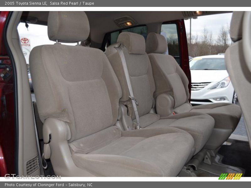 Salsa Red Pearl / Taupe 2005 Toyota Sienna LE
