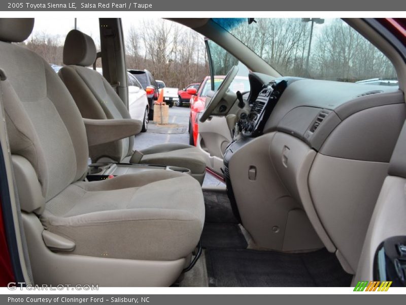 Salsa Red Pearl / Taupe 2005 Toyota Sienna LE