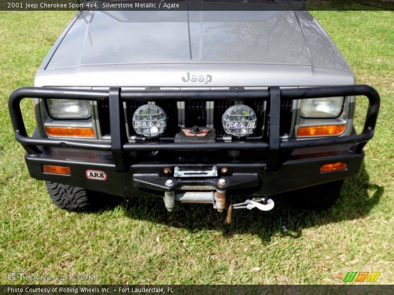 Silverstone Metallic / Agate 2001 Jeep Cherokee Sport 4x4